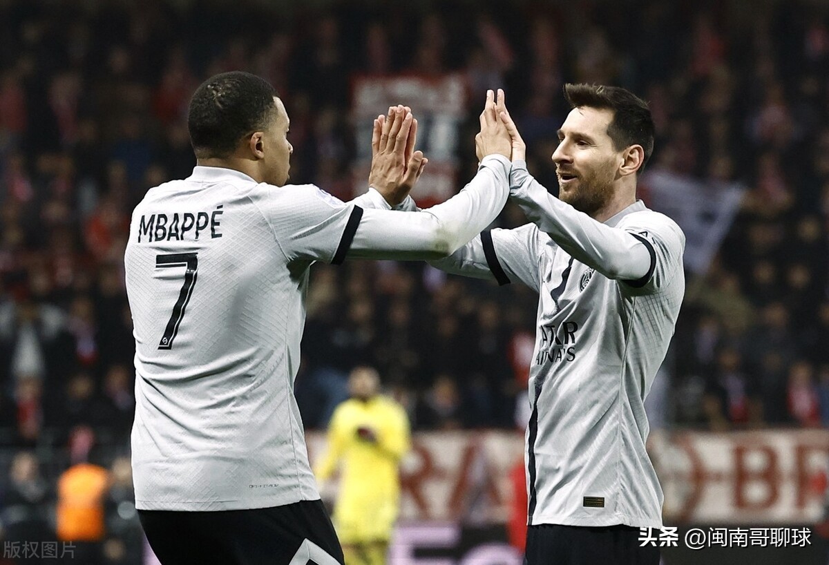 梅西300次助攻创纪录，姆巴佩队史射手王，大巴黎空有数据没欧冠