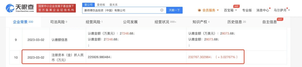 康师傅投资中国有限公司,康师傅饮品投资中国有限公司融资