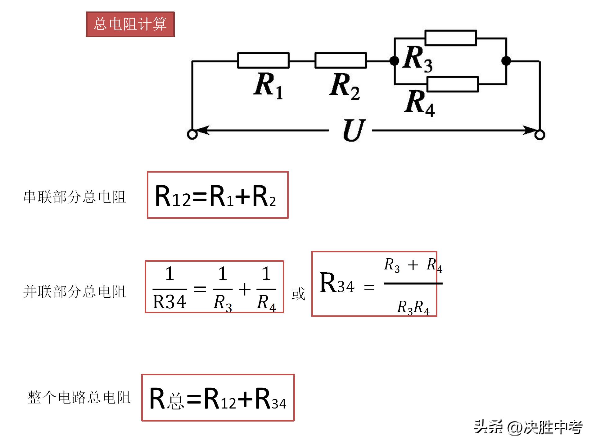 初中物理重点公式总结大全,物理初中知识重点公式大全