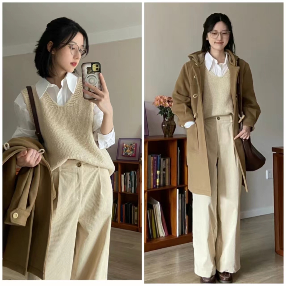 大衣30种穿搭方法,秋冬实用保暖大衣穿搭图片