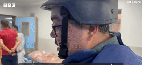 bbc当地记者在加沙报道时哭泣,bbc记者谈加沙医院遇袭