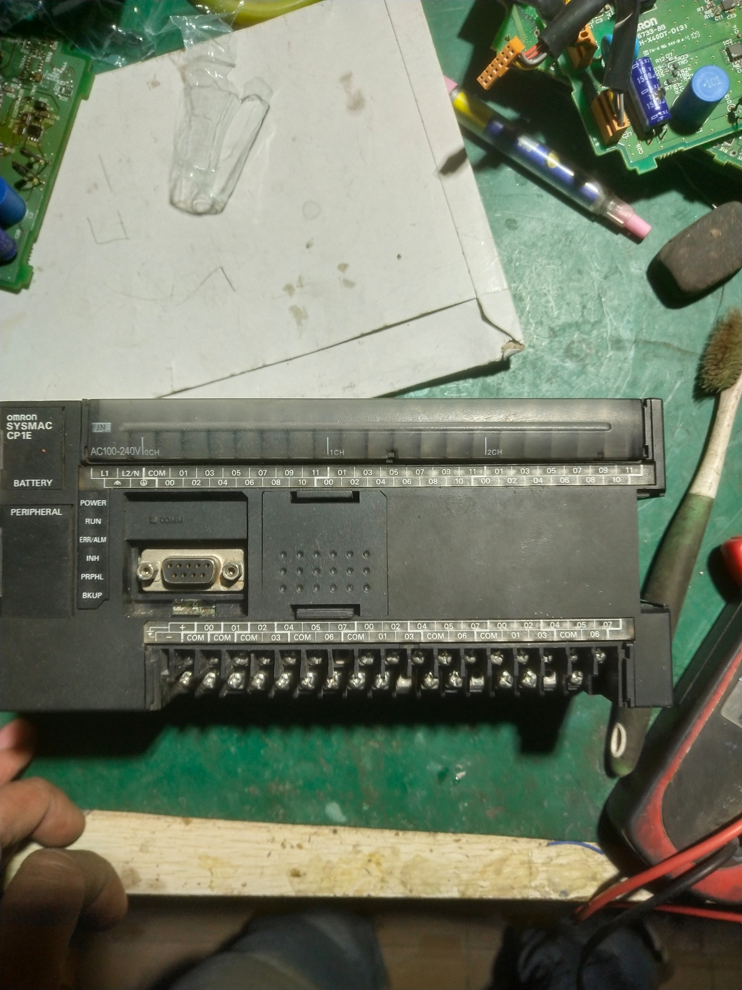 维修CP1E-E60DR-A上电没反应