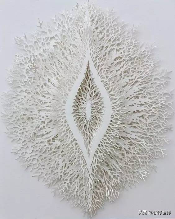 纸艺作品绘画,千变万化的纸艺术作品