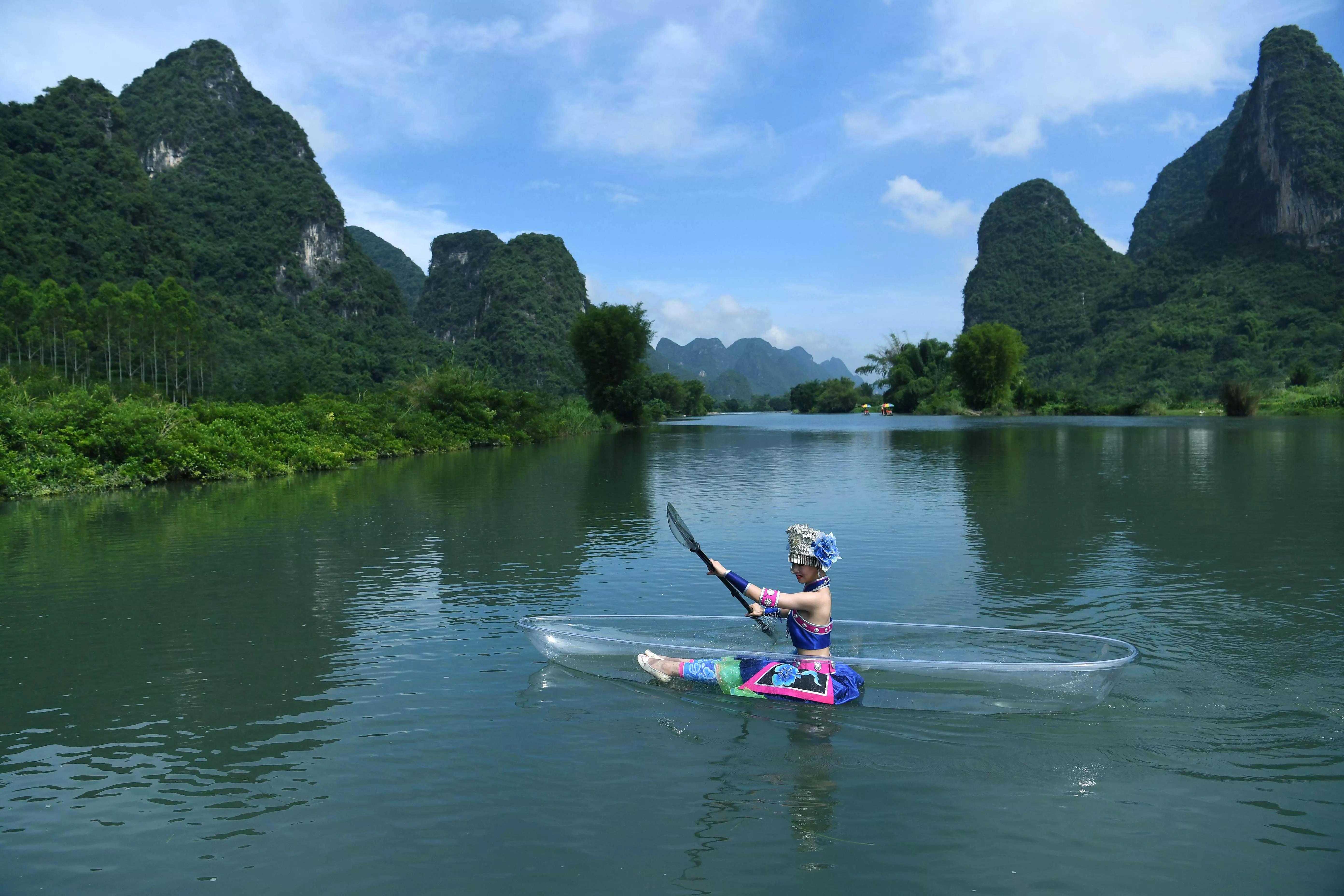 桂林美女拍照,桂林美女导游