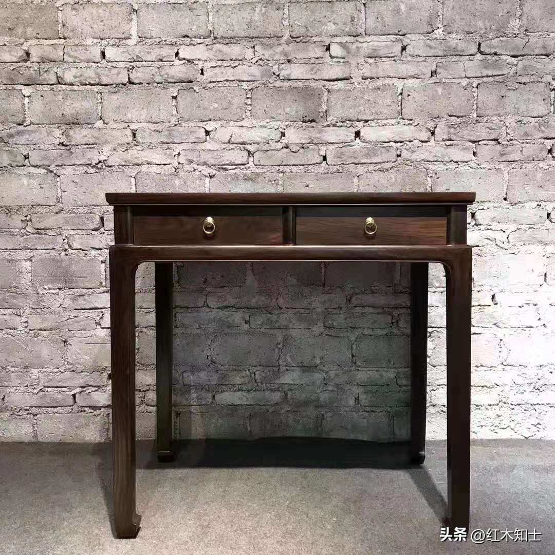 中式小尺寸办公桌,简约大尺寸平面双人办公桌