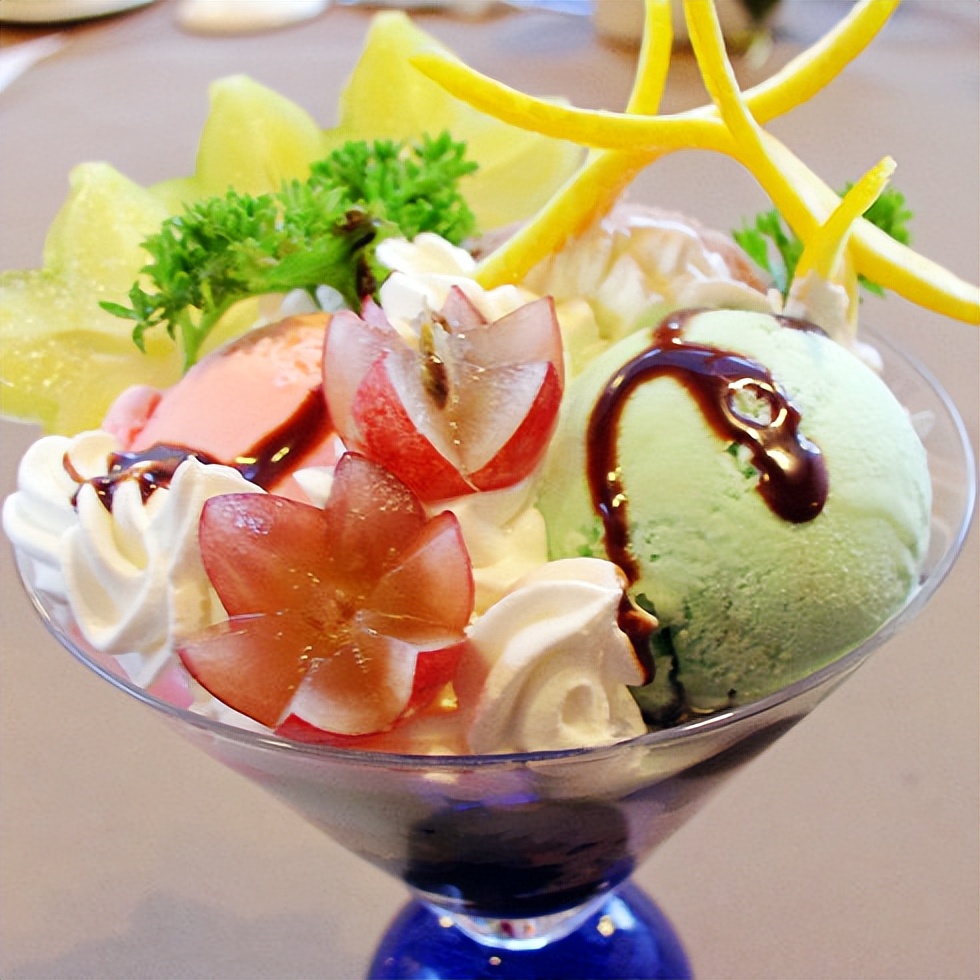 花式冰淇淋,美味冰淇淋清凉一夏