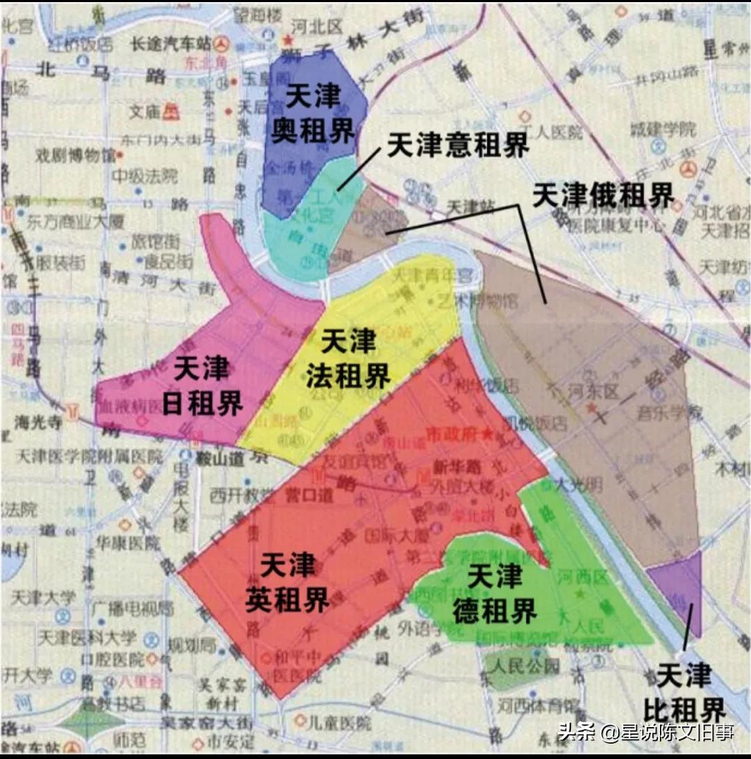 天津十大租界,天津的各大租界