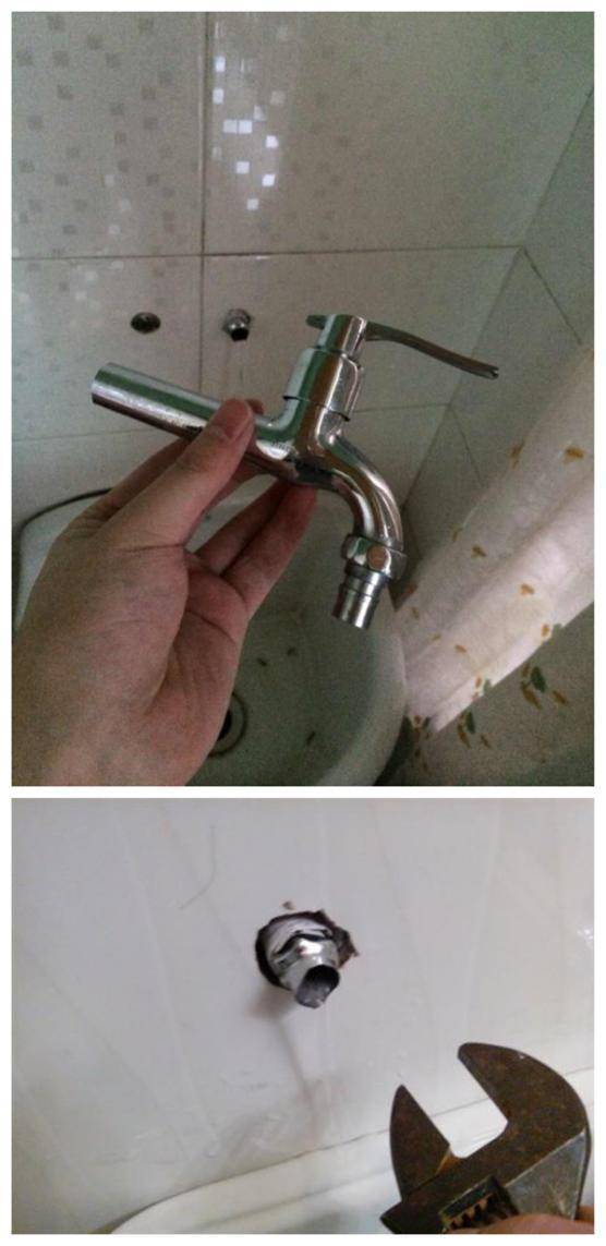 水龙头断了半截在孔里取出多少钱,水龙头角阀断在管里怎么修