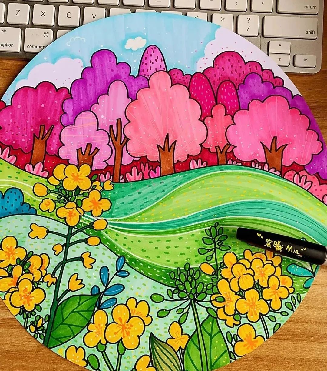 老房子细致的儿童画,十分细致的儿童画