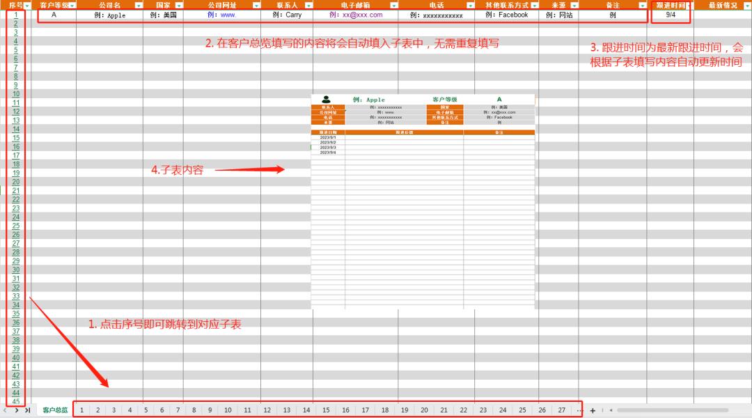 股票客户跟进表,外贸客户跟进明细表