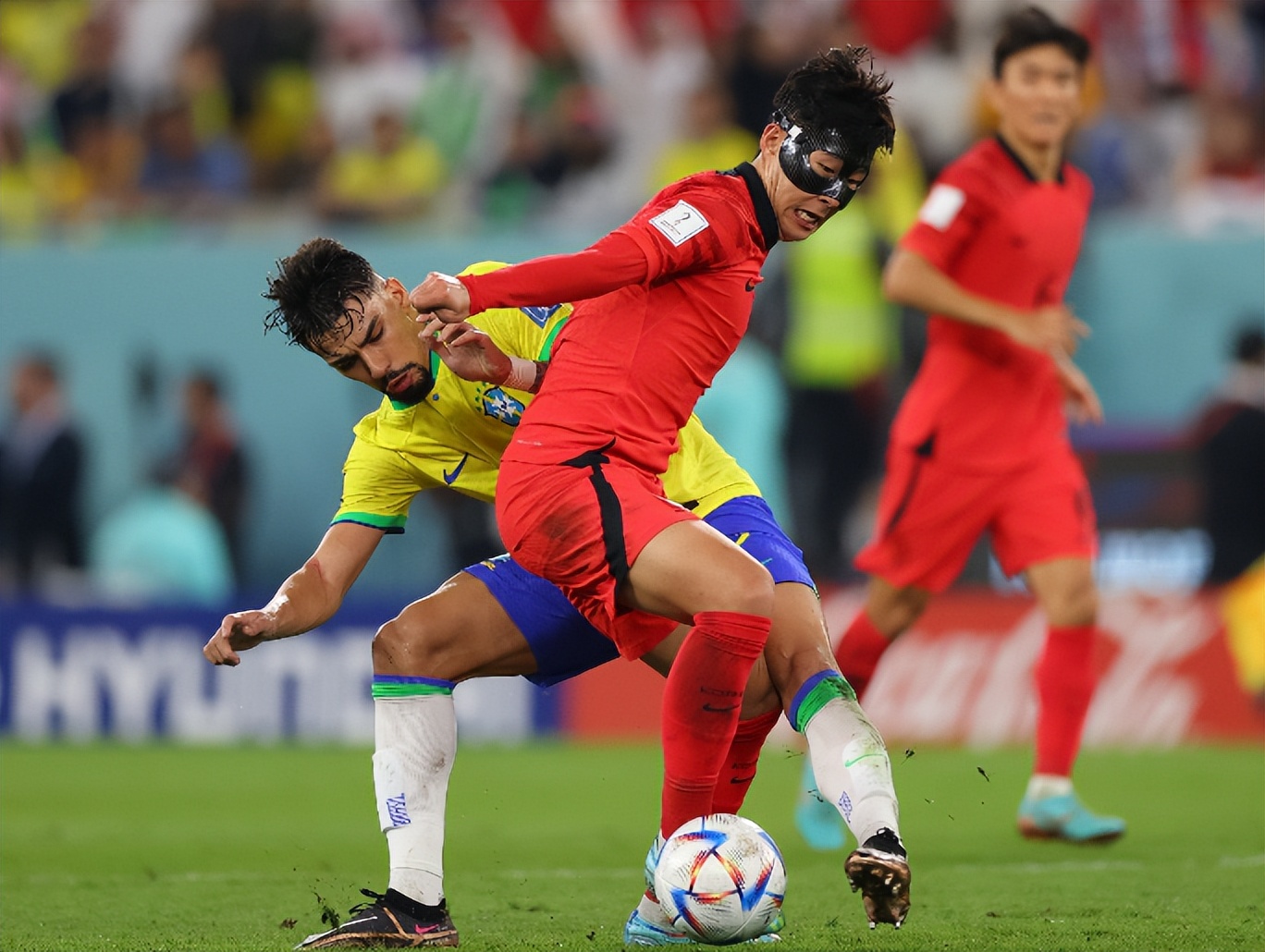 韩国孙兴慜和内马尔,巴西四比一韩国孙兴慜