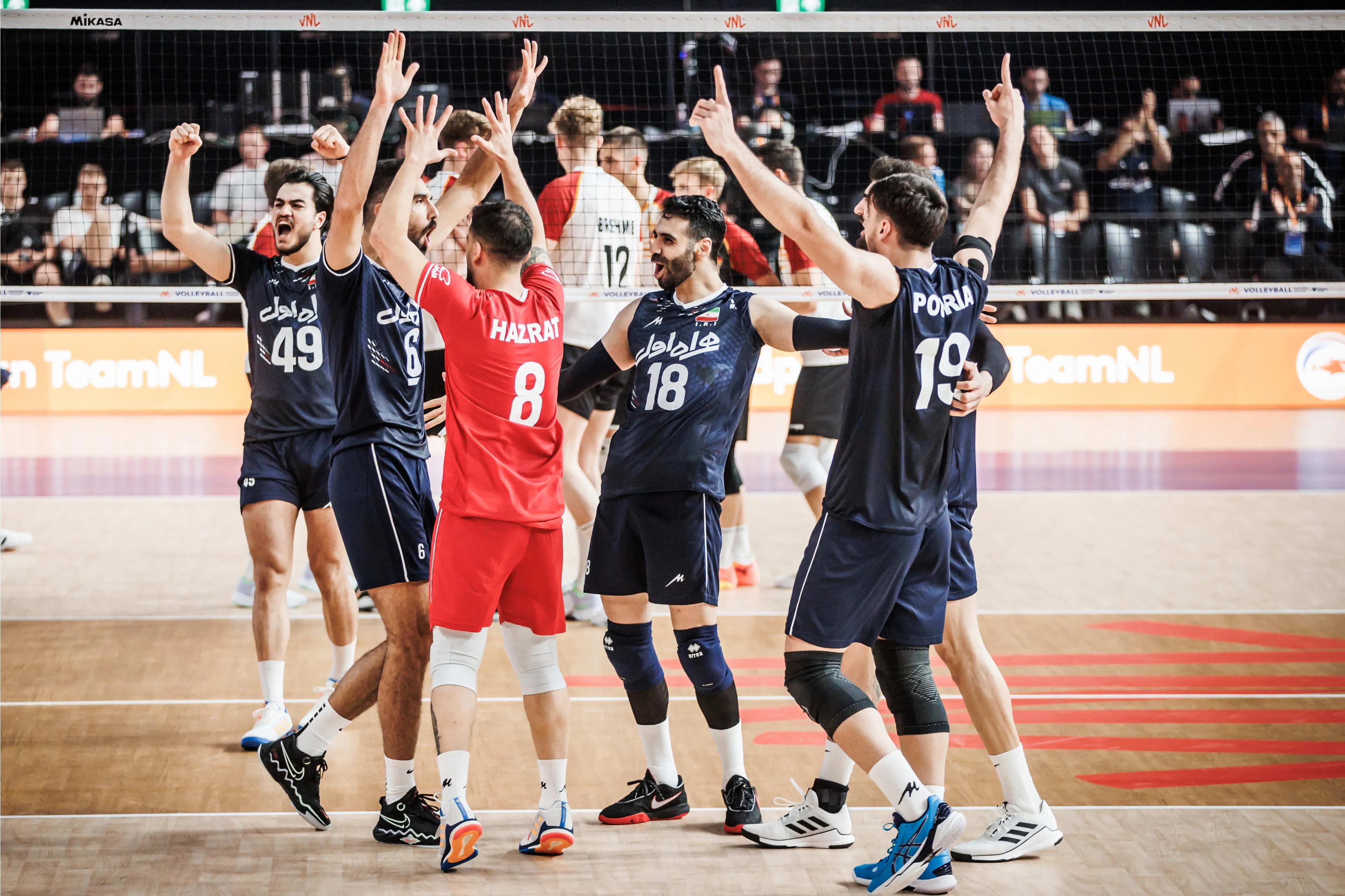 世界男排联赛第三站伊朗0-0荷兰,中国男排3比1伊朗男排