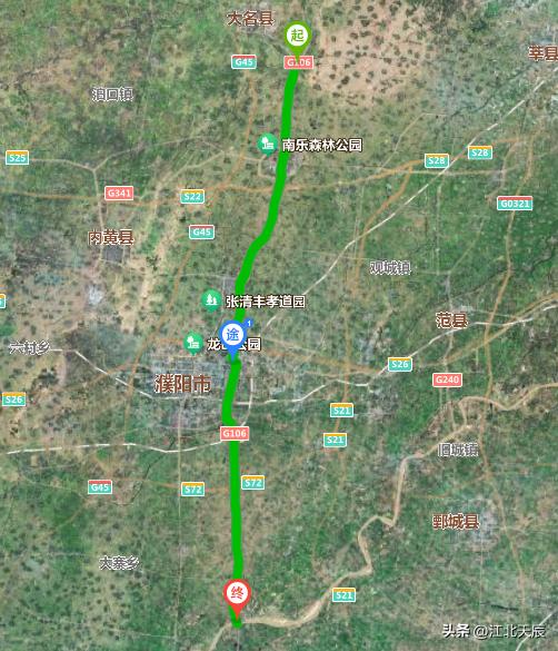 京广线标准示范线,公路京广线