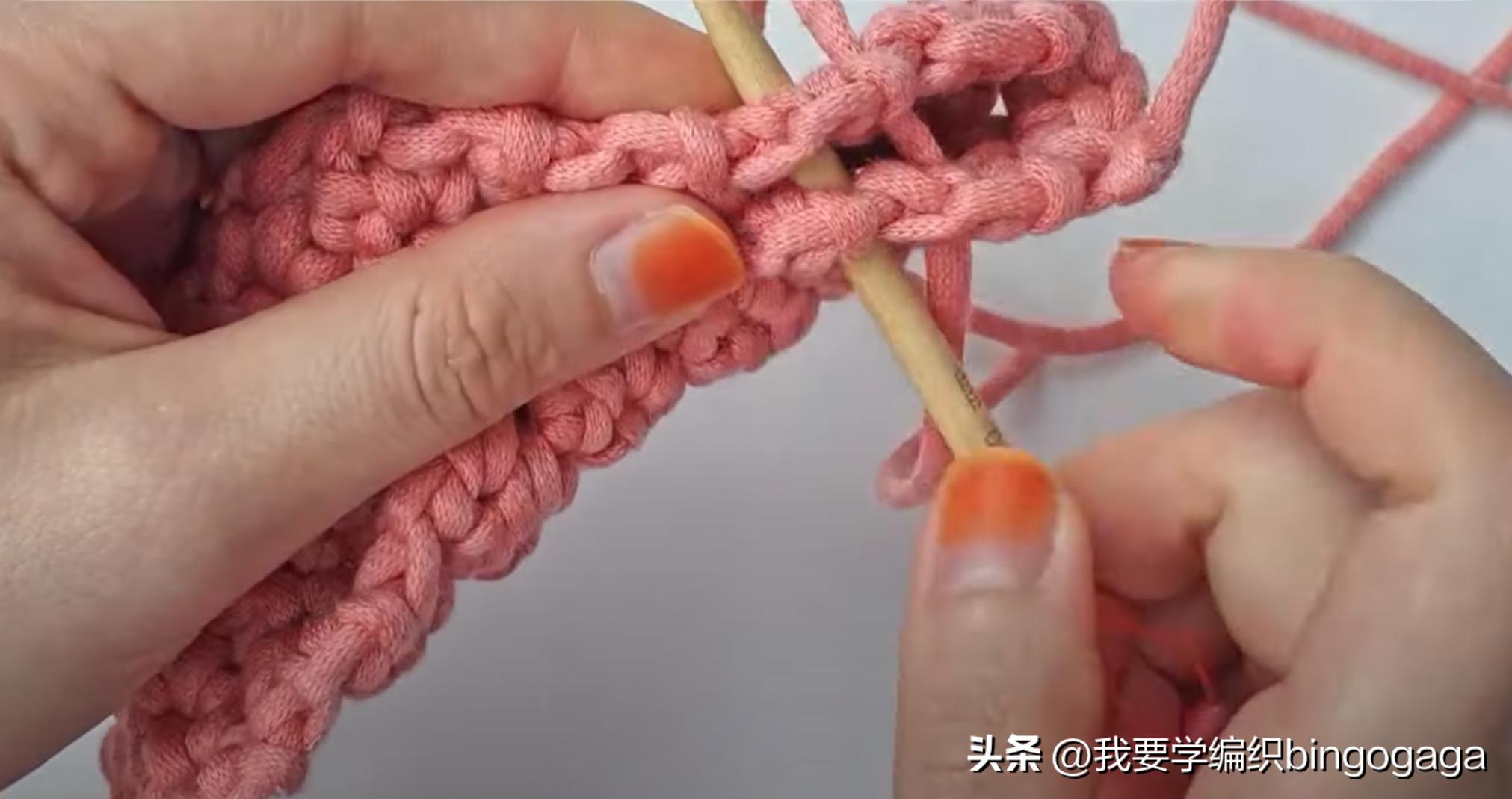 祖母方格小包包拼接编织教程,方形镂空小花包编织教程