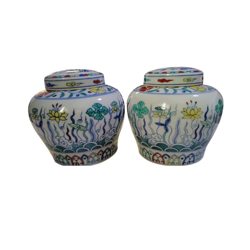 明成化斗彩天字罐,明成化斗彩天字罐姹紫