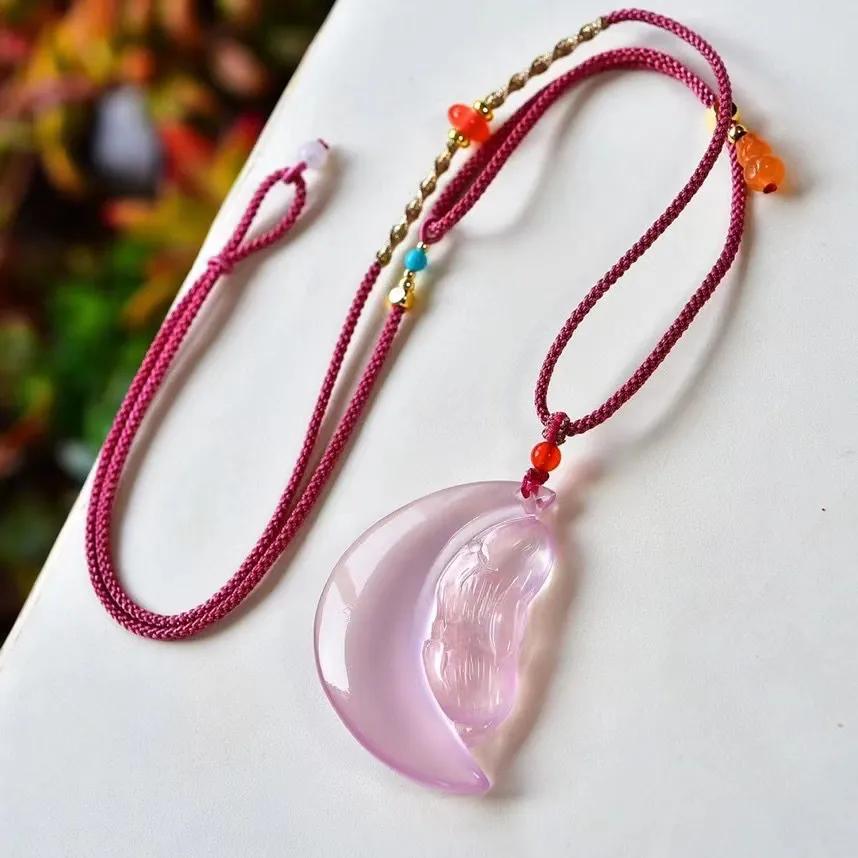 粉水晶王者,冰种粉晶和星光粉晶