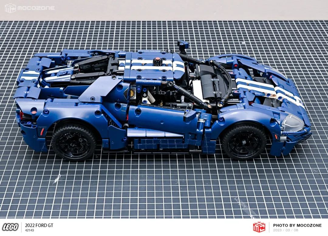 乐高积木福特gt跑车,福特gt2022