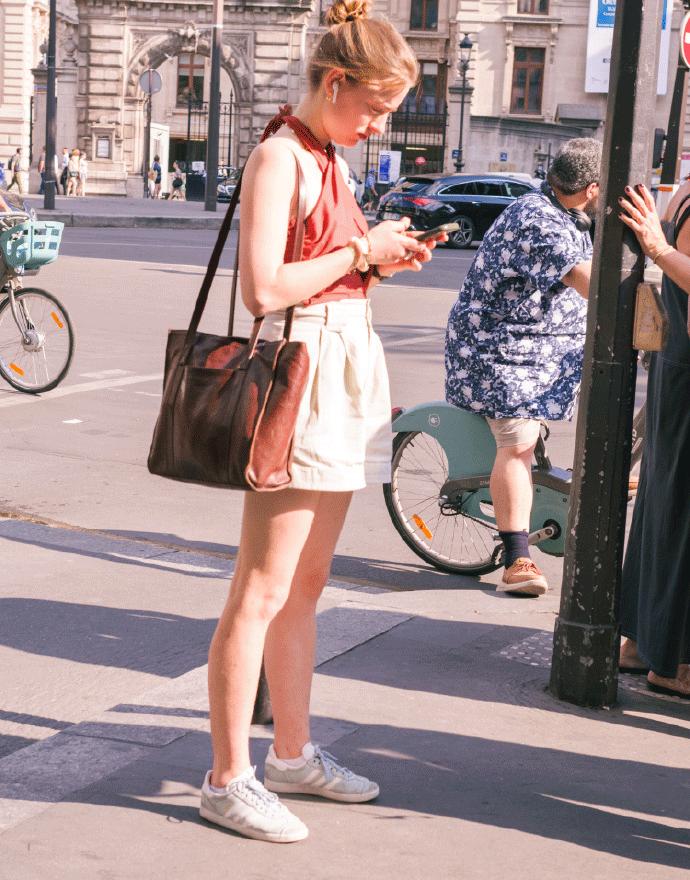 巴黎街头氛围感穿搭,复古时髦的巴黎风格穿搭