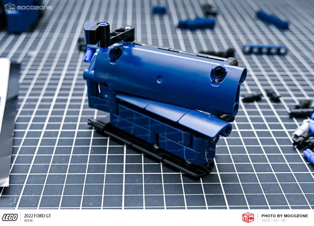 乐高积木福特gt跑车,福特gt2022