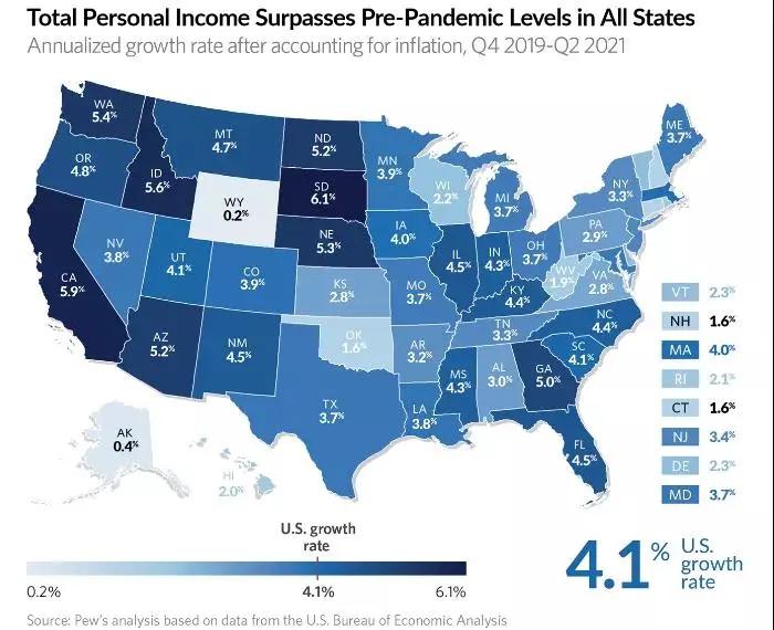 美国收入排名前十的州,美国就业率最高的大学top30
