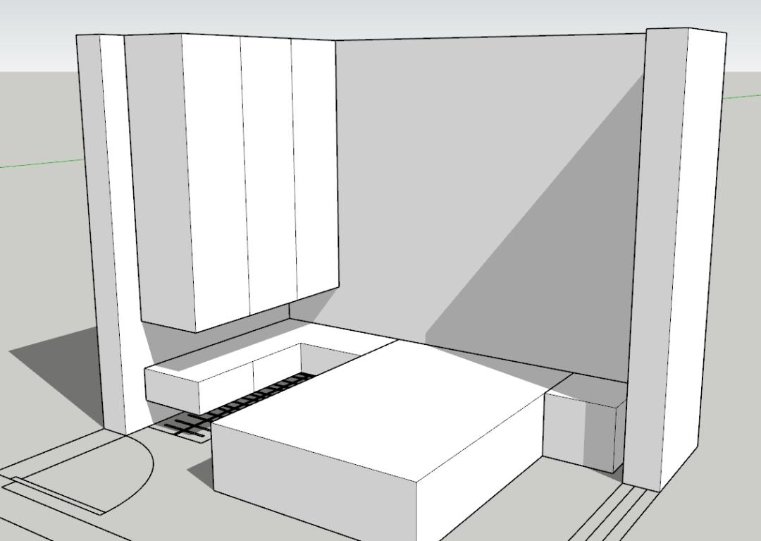 床头柜挡衣柜的3种解决方案,床头柜挡着衣柜门怎么后期补救