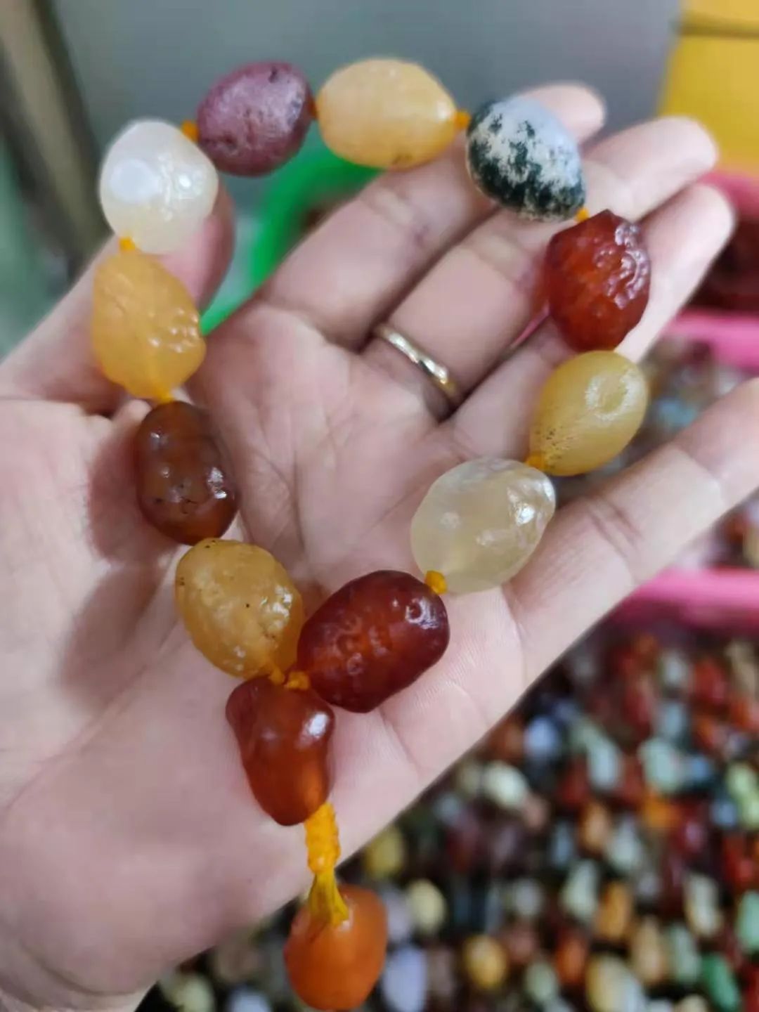 戈壁之花玛瑙,特别圆的戈壁玛瑙