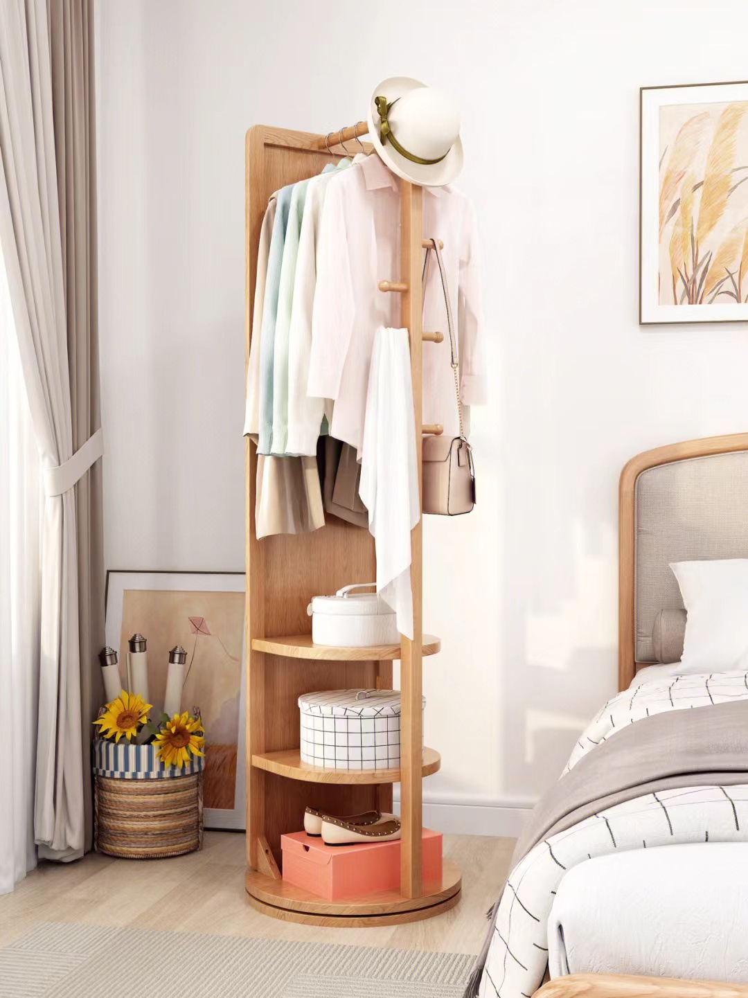 穿衣镜衣架一体小户型,小户型客厅带穿衣镜衣架