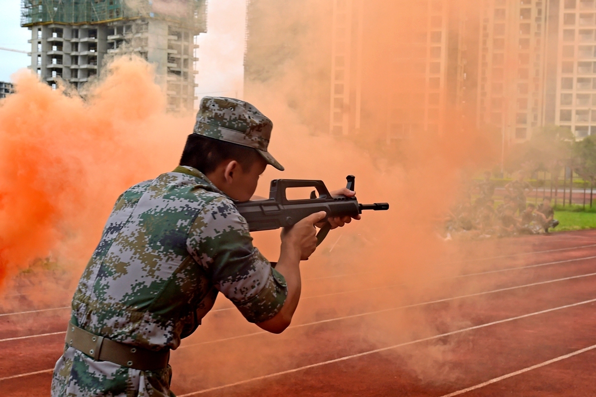 桂林各校军训精彩回顾,广西军训队列操