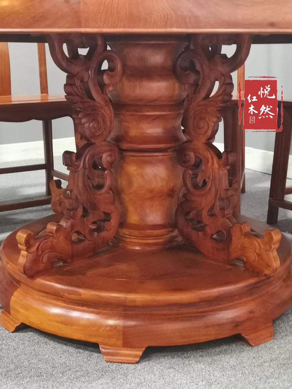 莱芜区缅甸花梨大果紫檀明式餐桌,海淀区缅甸花梨大果紫檀明式餐桌