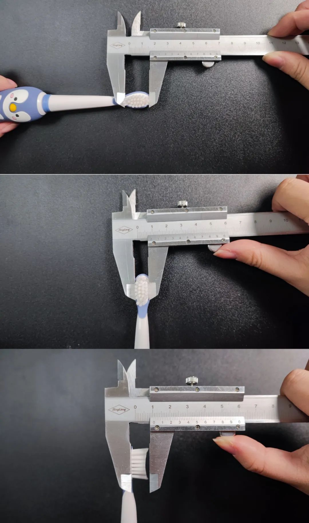 儿童声波全自动电动牙刷测评,显微镜下看牙刷