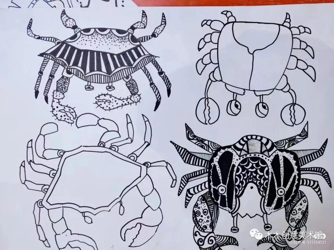 儿童创意绘画教程线条画,儿童创意美术绘画线条画