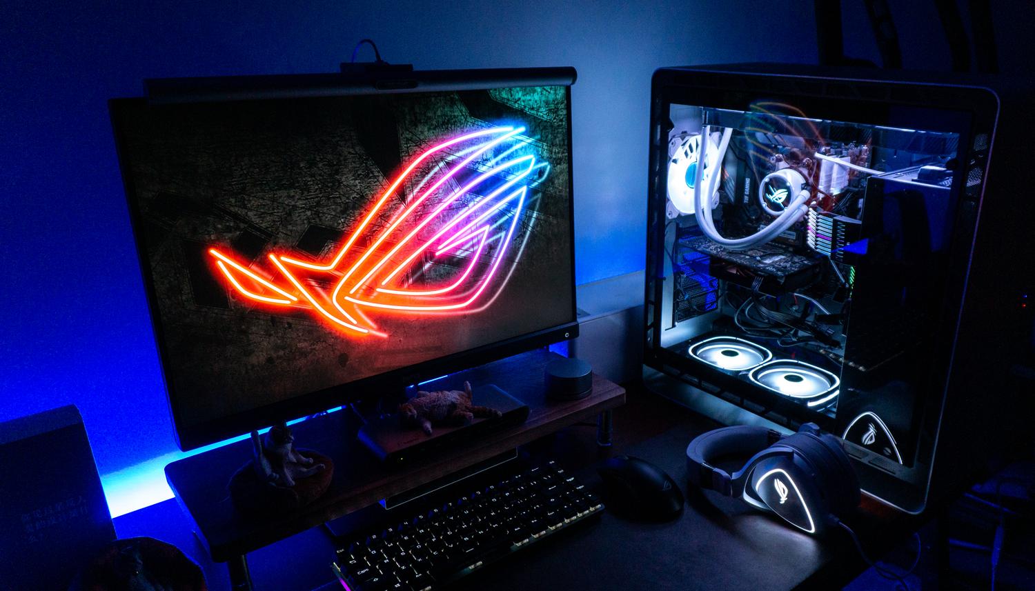 华硕rogstrixlcii360水冷,华硕rog吹雪360argb一体式水冷