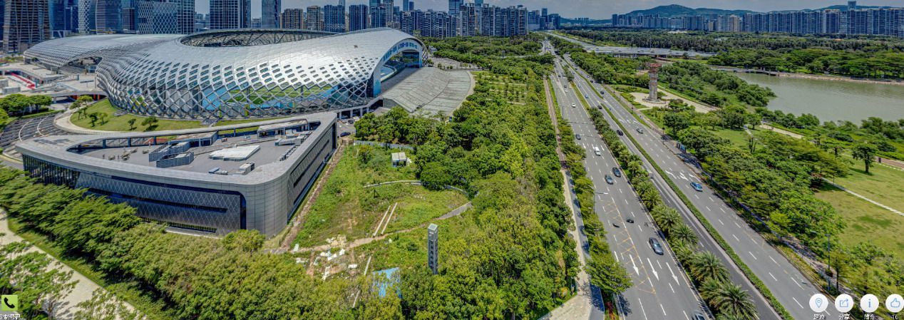 深圳湾体育中心最新图片,深圳湾体育中心鸟瞰图
