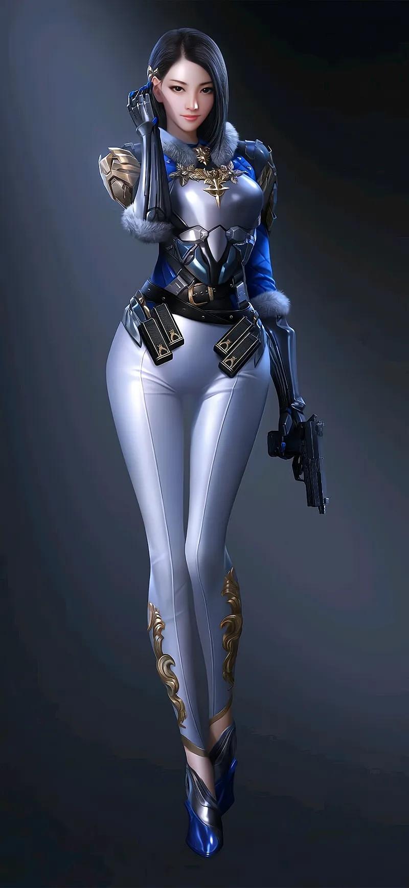 穿越火线女性角色超清壁纸,穿越火线美女孙尚香的图片