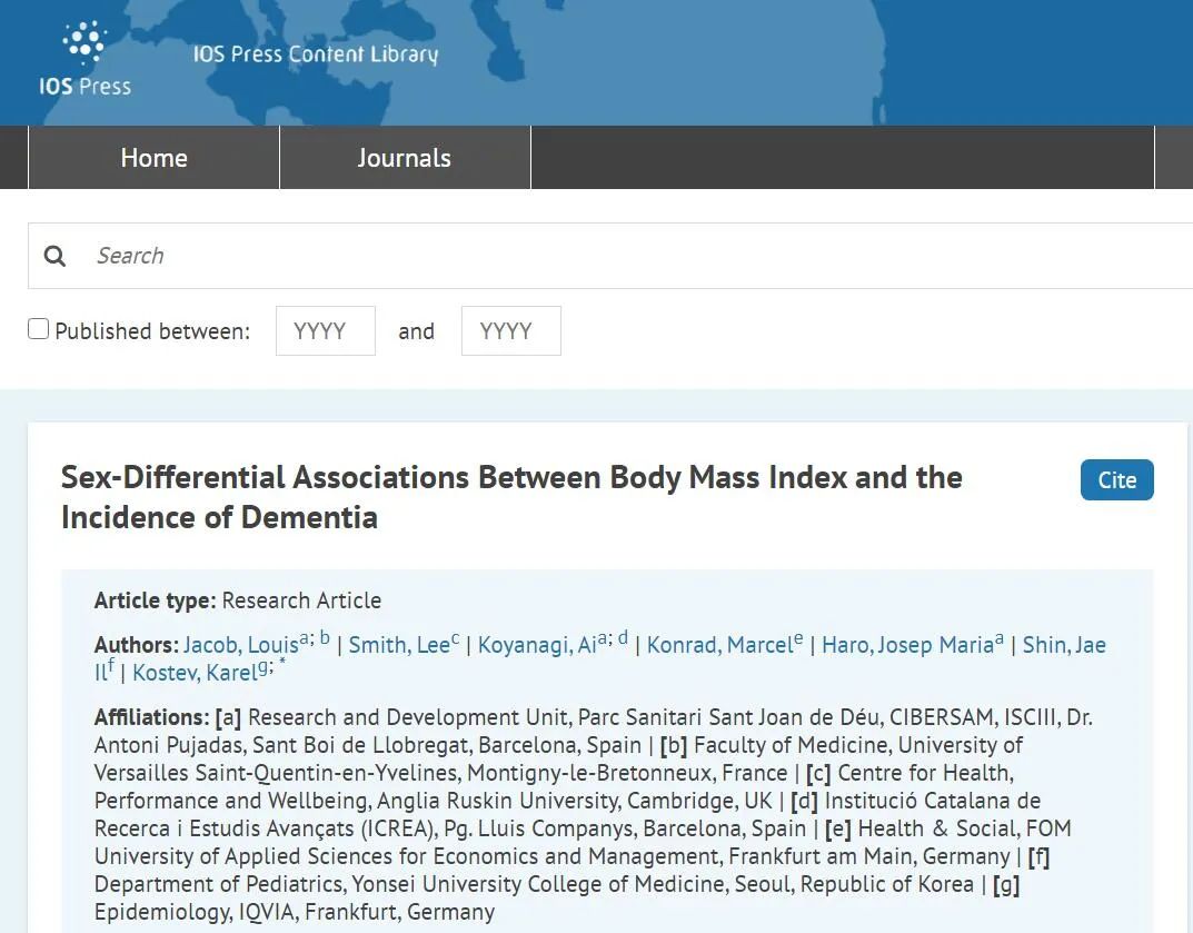 瘦、正常、胖，哪种状态“老痴”风险更高？