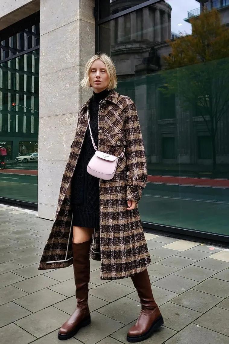 收藏大衣的方法和技巧,大衣穿搭150显高显气质