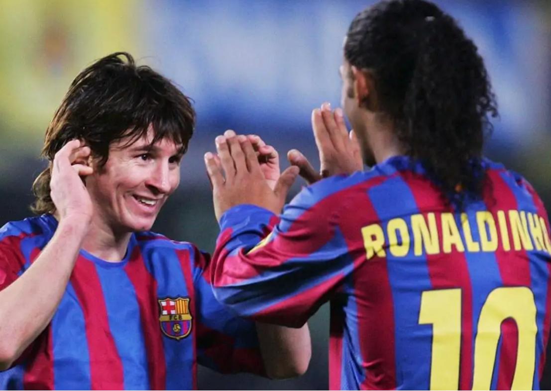 梅西与小罗和内马尔的神仙友情,梅西和小罗成为挚友