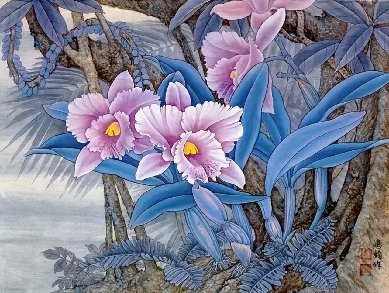 中国近现代名家典藏画集大红袍,中国当代名家画集大红袍面世