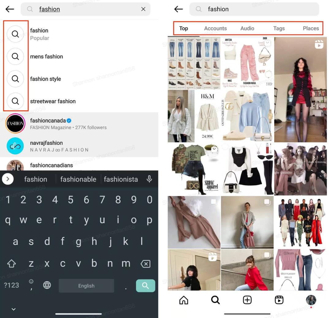 instagram关键词标签推广,instagram搜索关键词分析