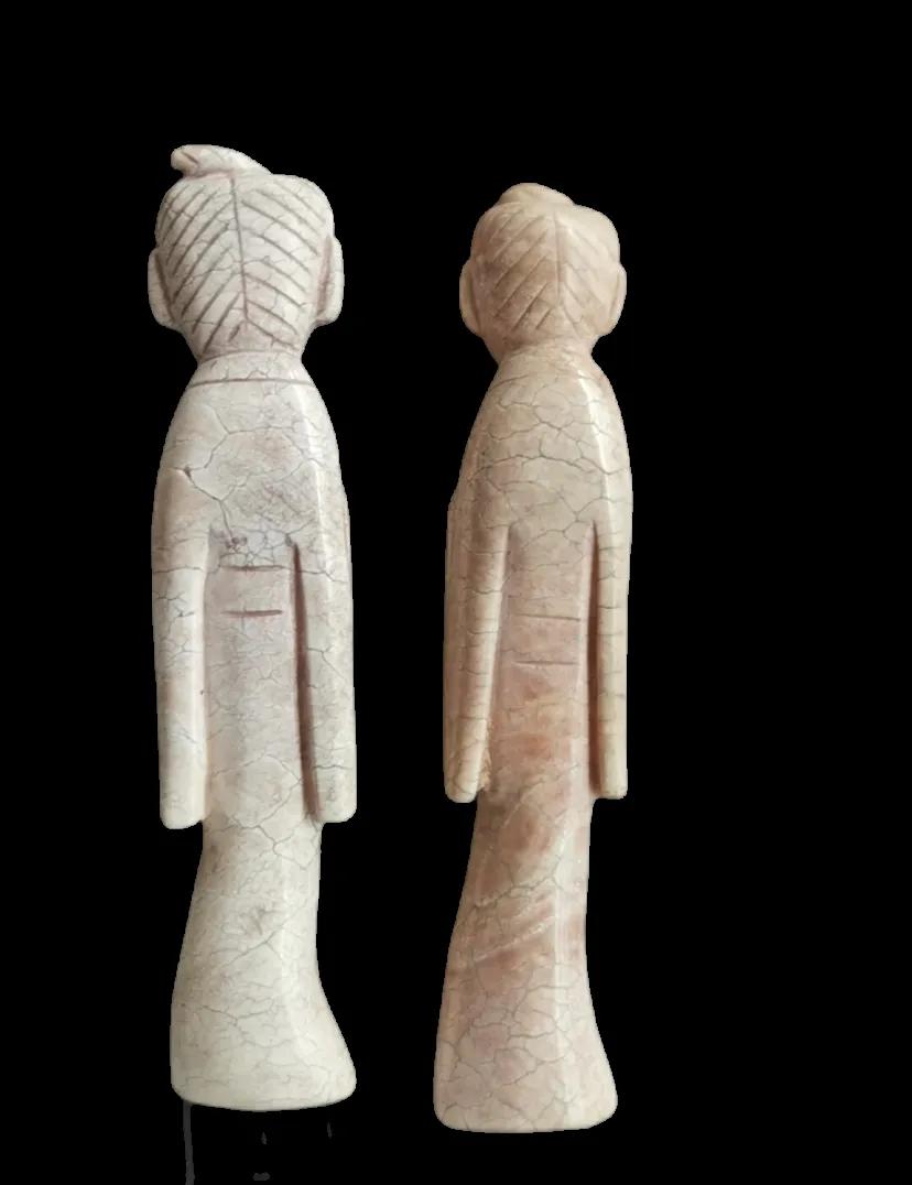 古代祭天神之玉，火烧玉，伎乐玉俑人