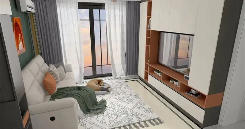 73㎡小三室，老婆坚持柜子越多越好，如今越用越香