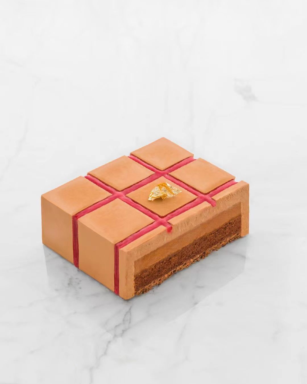 蛋糕切面,蛋糕两层夹心切面图片