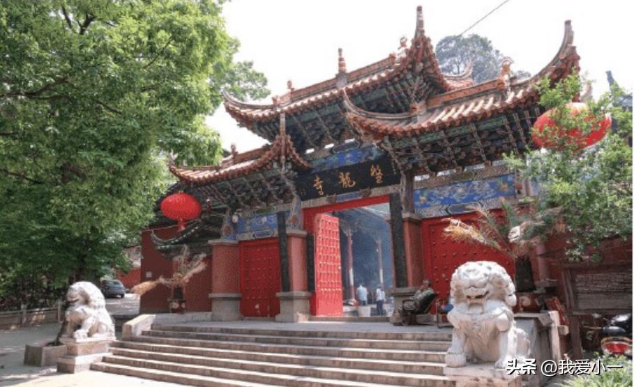 云南昆明古建筑群图,云南省昆明市官渡古镇古建筑