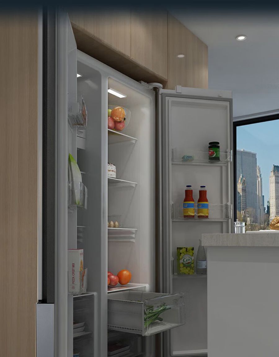 如何量嵌入式冰箱尺寸,嵌入式家用冰箱容量怎么选