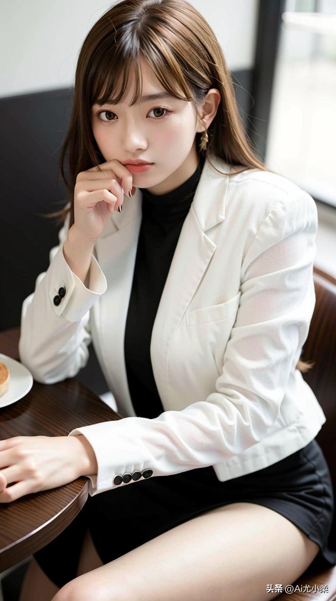 夏季壁纸高清美少女,职业装女性壁纸高清大图