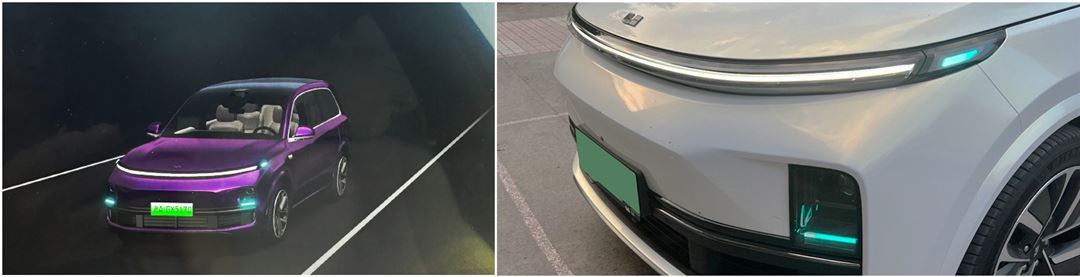 小鹏大灯对比理想大灯,氙气大灯对比测试