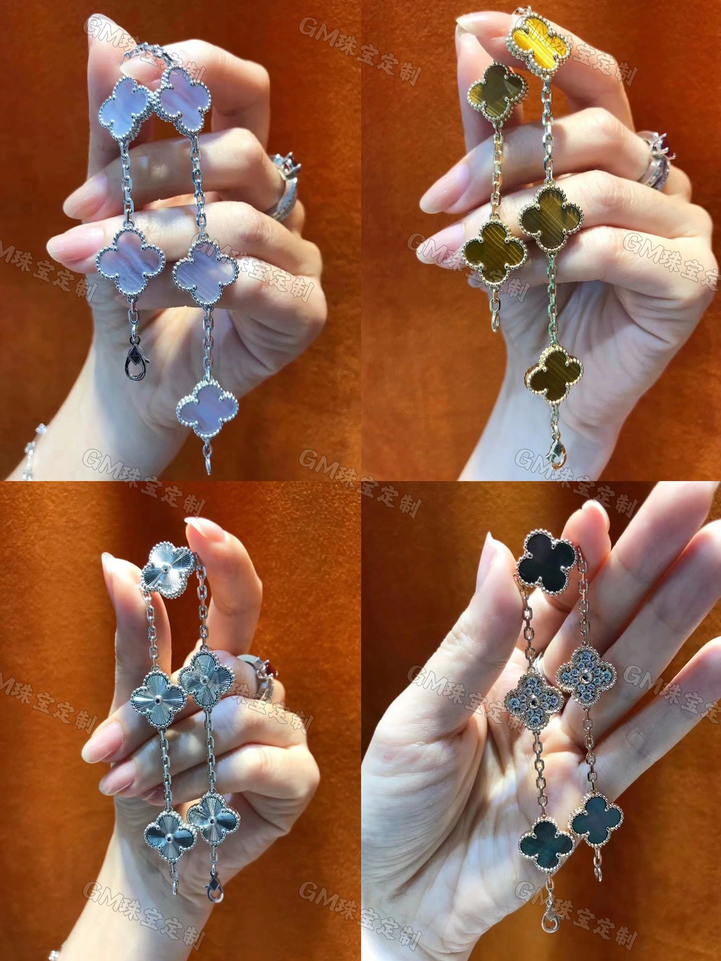 梵克雅宝四叶草手链哪款好,梵克雅宝四叶草手链实拍照片