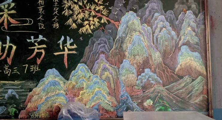 高考黑板报简易版,高中黑板报板块