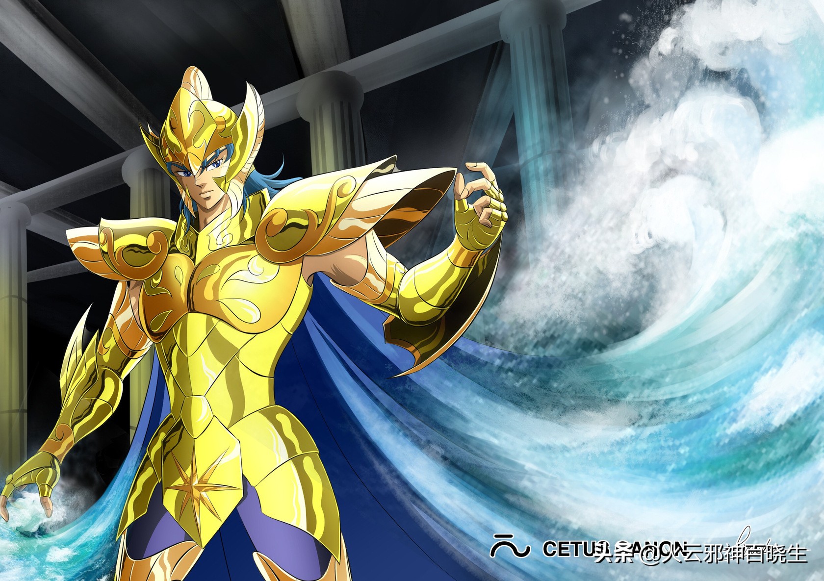 黄金圣斗士的同人画师,圣斗士同人绘画