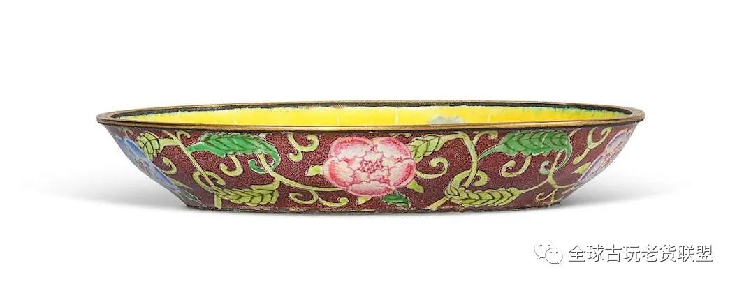 邦瀚斯成交的宣德瓷片,邦瀚斯宣德掐丝珐琅盖盒成交